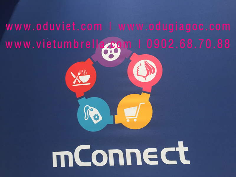 xưởng sản xuất ô dù cầm tay in logo quảng cáo